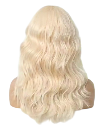 Wavy Blonde Wig With Fringe. Brianna. - Picture 3 of 8