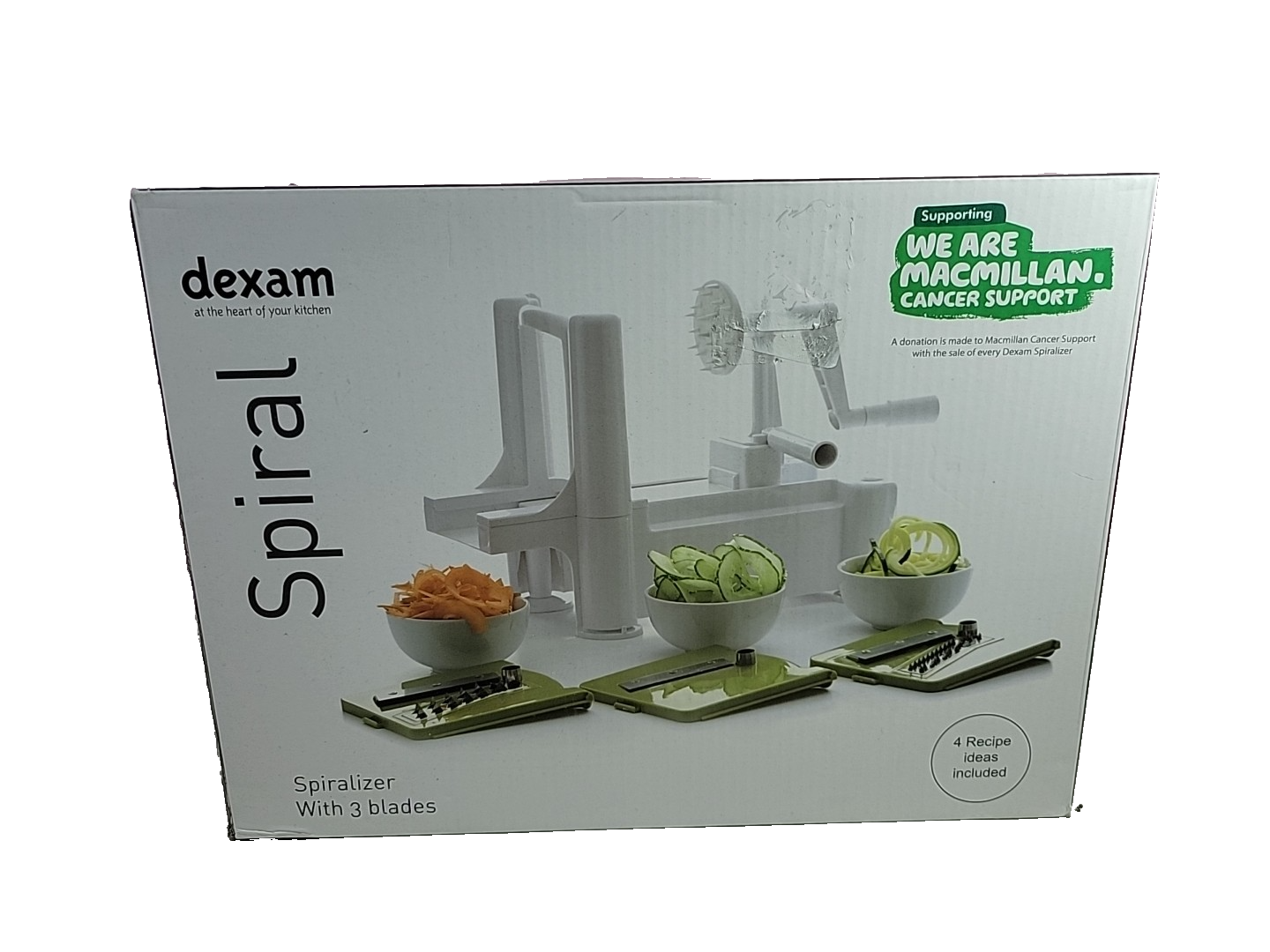 DEXAM Spiral Fruit Vegetable Spiralizer Slicer Cutter Chopper Shred Unused