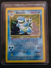 1999 Pokemon WOTC Blastoise 002/130 Base Set 2 Holo Clean Card