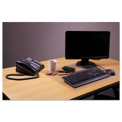 Floortex  Desktex Polycarbonate Anti-Slip Desk Mat, 22 x 17, Clear