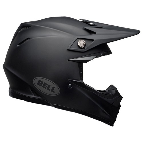 Casco Motocross enduro BELL Moto-9 Mips Nero Opaco Matte Black tg. XS | eBay