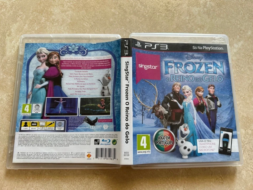 SingStar Frozen The Ice Kingdom O Reino do Gelo Sony Playstation 3 PS3 CIB - Bild 1 von 2