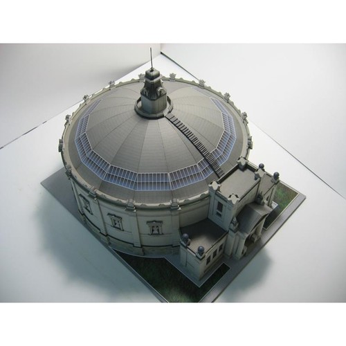 KIT MODELO DE PAPEL ARQUITECTURA PANORAMA MUSEO DEFENSA 1/150 OREL 131 - Imagen 6 de 11