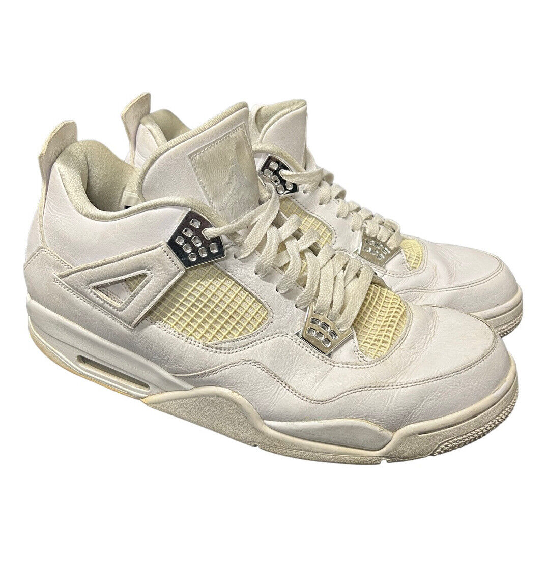 NIKE AIR JORDAN 4 RETRO PURE MONEY 2017 308497-100 WHITE NIKE AIR JORDAN 4 RETRO PURE MONEY 2017 308497-100 WHITE