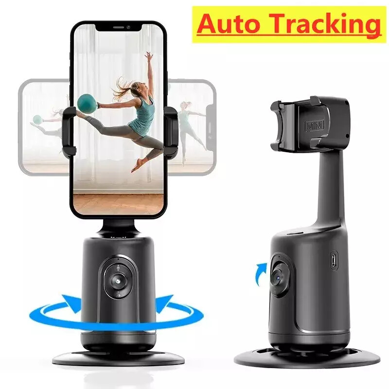 Camera Auto Face Tracking Gimbal AI Smart Face Tracking Phone Holder Stabilizer