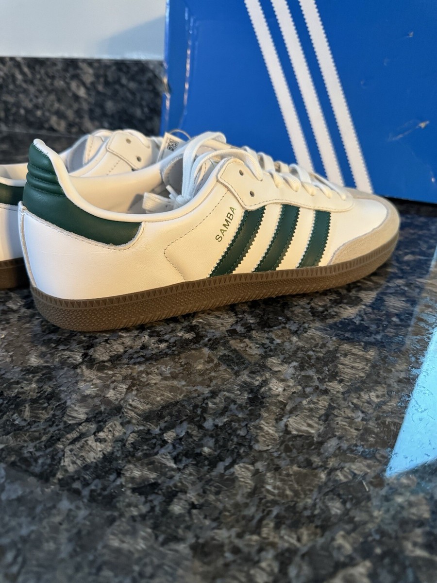 adidas Originals Samba OG Cloud White Collegiate Green