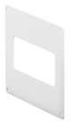 Rectangular Channel Wall Plate 55mm x 110mm Ducting Pipe Rosette Cover Panel