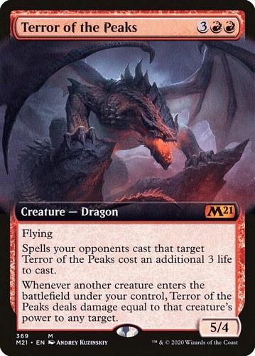 Terror of the Peaks ~ MTG ~ Core Set 2021 ~ Mythic Rare (NM/M)