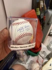 Whitey Herzog signed Rawlings OML Baseball JSA COA Cardinals HOF Bold Auto