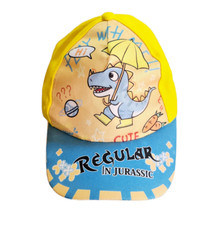 Toddler Cute Regular in Jurassic Hat Snap Back Youth Adjustable Yellow Free Ship