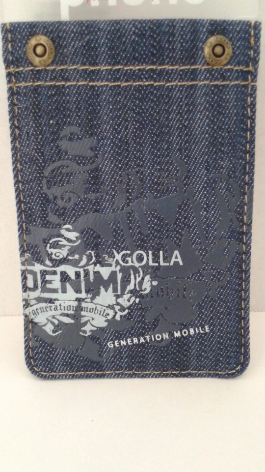 Golla G1072 Remache Denim Universal Teléfono Inteligente Bolsillo Bolsa Manga Azul Oscuro Foto 2 de 4