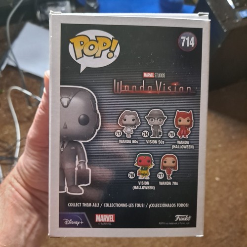 Funko Pop Marvel Vision 50s Chase Vinyl Figur 714 Wandavision - Bild 11 von 14