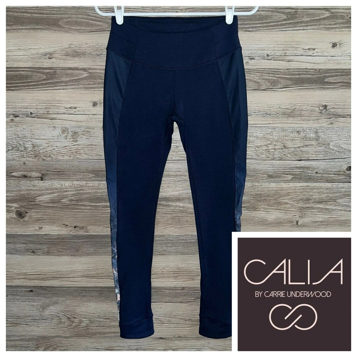 CALIA by Carrie Underwood Leggings Womens Small High Rise Navy