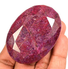RARE 850.00 Ct Natural Huge Red Ruby Museum Grade Certified Oval Loose Gemstone