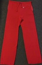 Vtg 80s Champion Faded Reverse Weave Warmup Sweatpants L USA Track PE School 70s