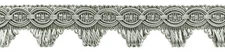 Scalloped Fringe Gimp, Color# 049 - Silver Grey [Sold By The Yard]