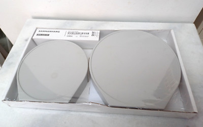 IKEA SAMMANHANG 204.123.21 2er Set Pflanzkübel runde Regale Neu mit Etikett