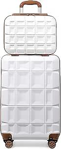 Gepäck-Sets Kofferset 2 Teilig Handgepäck Koffer Beautycase 54cm+ Kosmetikkoffer - Bild 1 von 3
