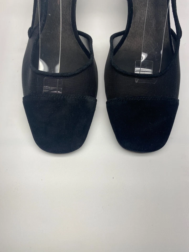 Jeffrey Campbell Mujer Thomnas Negro Tacón Cordones Talla 9.5 Foto 4 de 4