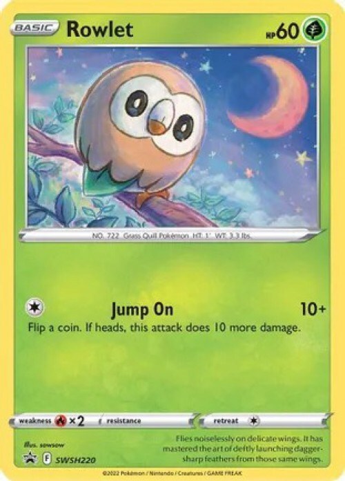 Rowlet SWSH220 Miscellaneous Cards & Products - 1 of 1