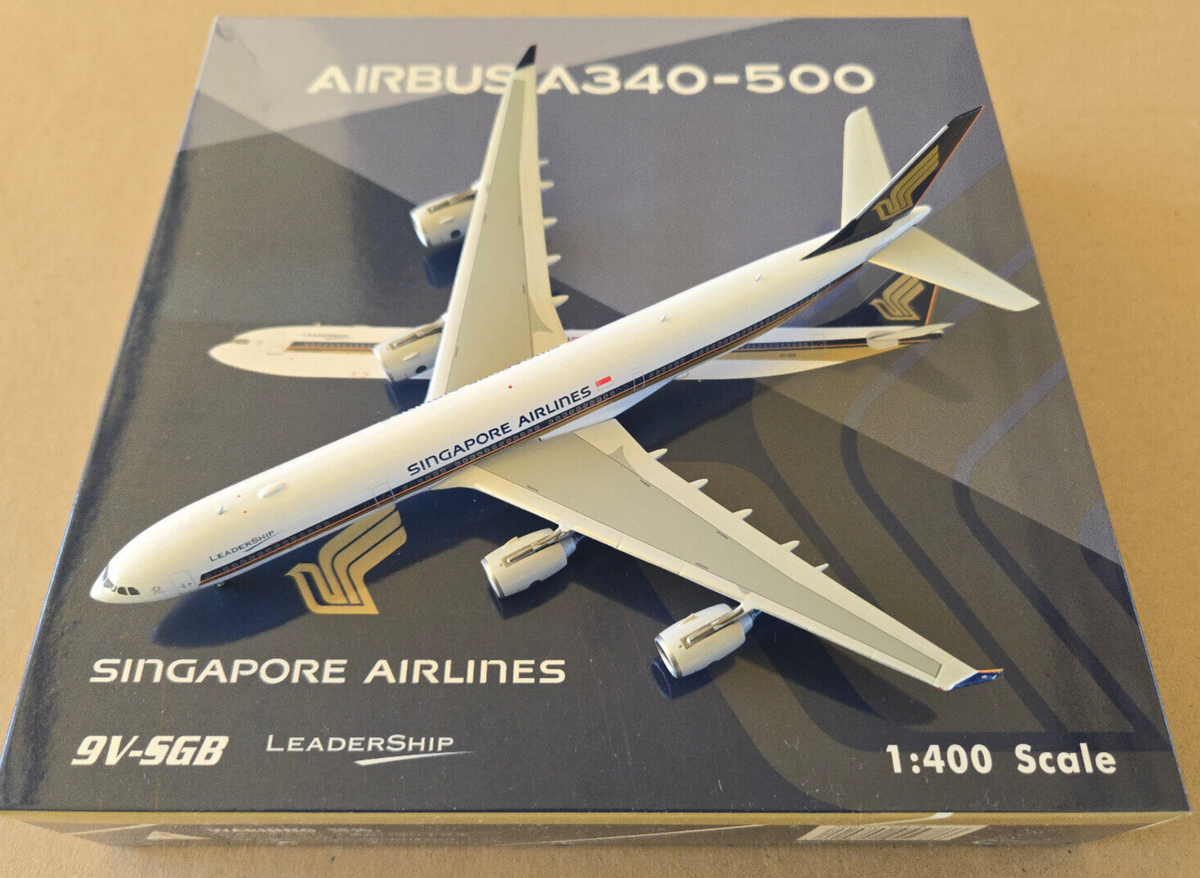 1/400【PHOENIX】シンガポール航空 A340-500 最終塗装機 Singapore A340-500 9V-SGC Phoenix Models 1:400 | eBay