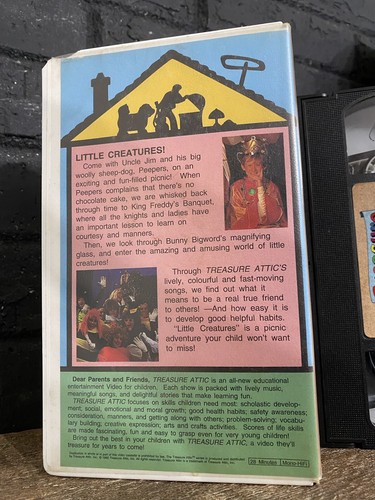 Treasure Attic, Little Creatures 1992 HTF Video Tape OOP VHS Animation Scarce - Picture 12 of 16