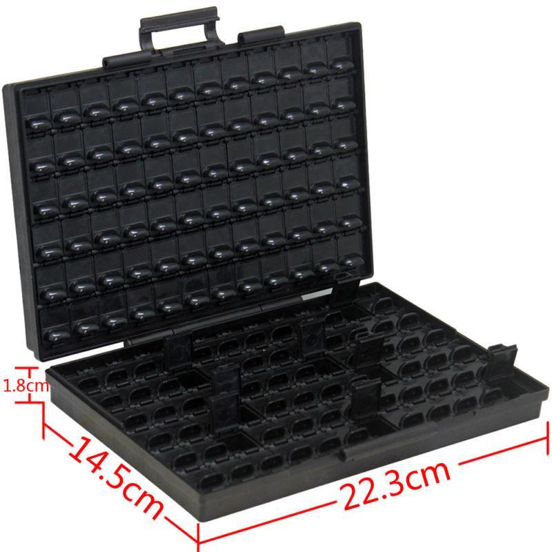 4 Aidetek BOX-ALL Empty enclosure w/144 compartments each w/lid