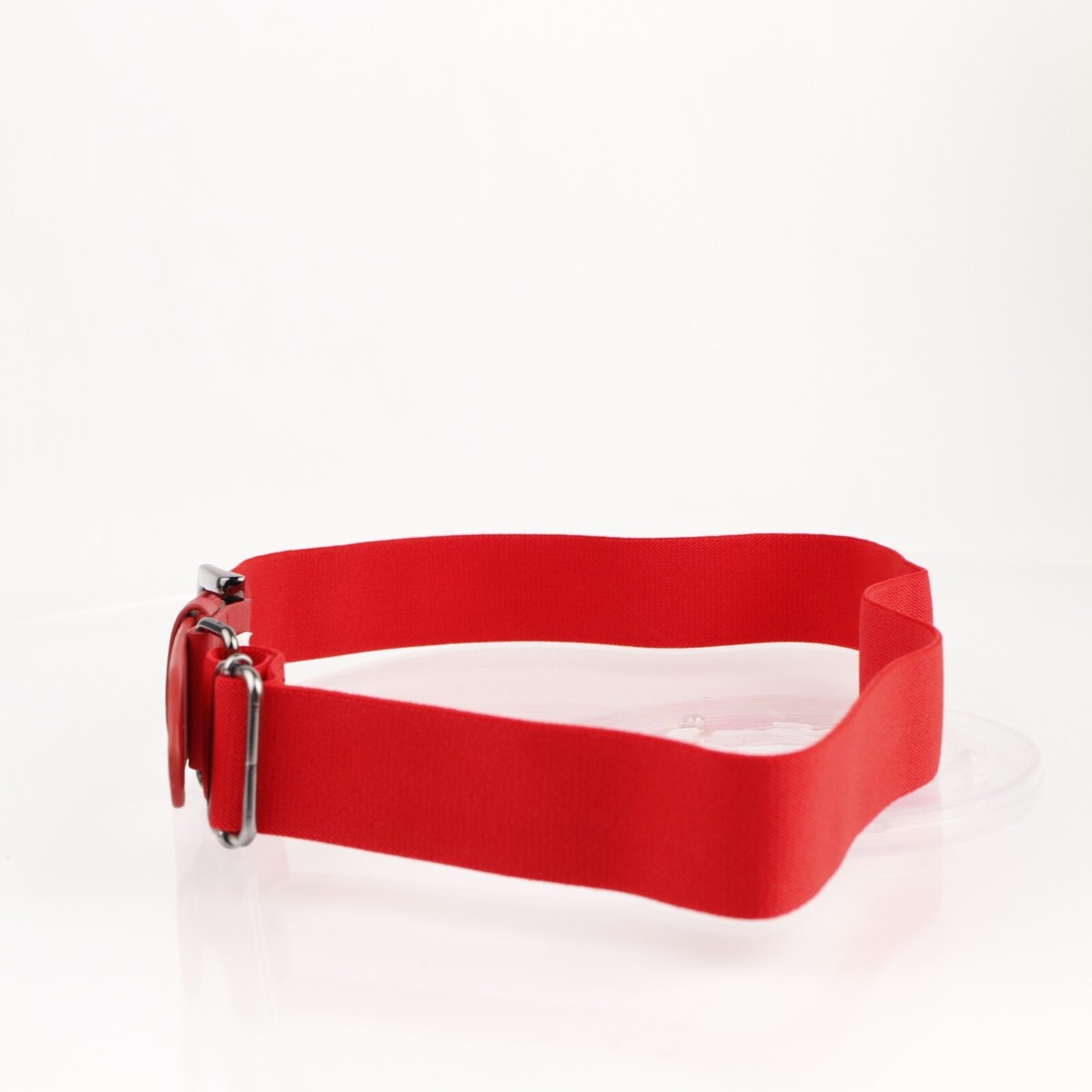 Nike Mens Belt Adjustable Size 28 - 44 Red Elastic Sport