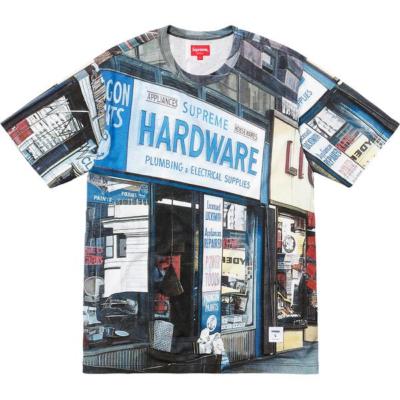 Supreme Hardware SS Top Tee SS18 SZ Large BOGO TNF CDG Stone Island 