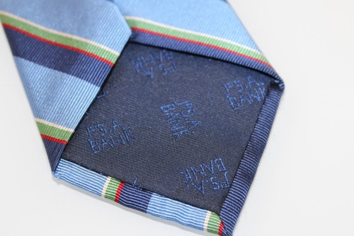 Jos. A. Bank Executive Collection Repp Tie Strip Blue 100% Sillk - 第 3/8 張圖片