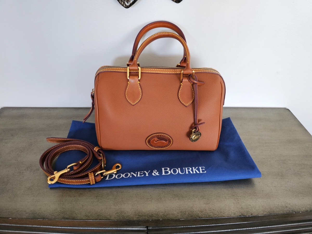 Barrel Satchel Dooney And Bourke All Weather Leather Crossbody