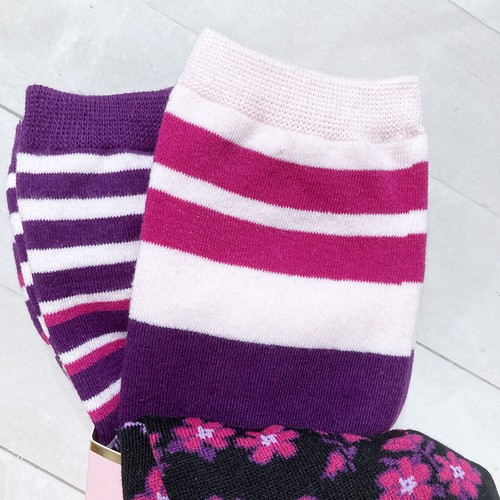 Calcetines Kate Spade Crew 3 Pares ELIGE Flor Lunares Rayas Leopardo Nueva York - Imagen 46 de 142