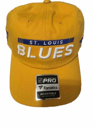 Mütze Kappe St. Louis Blues Fanatics Authentic Pro Rink verstellbar Unisex NHL