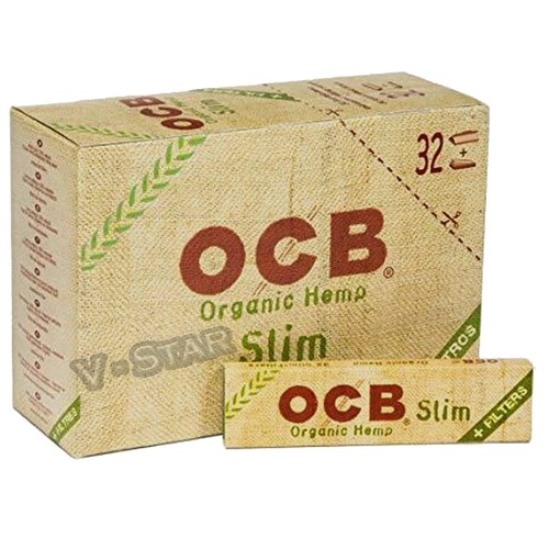 OCB ORGANIC HEMP ROLLING KING SIZE SLIM PAPERS + FILTERS 5/10/20/25/32 BOOKLETS - Picture 10 of 13