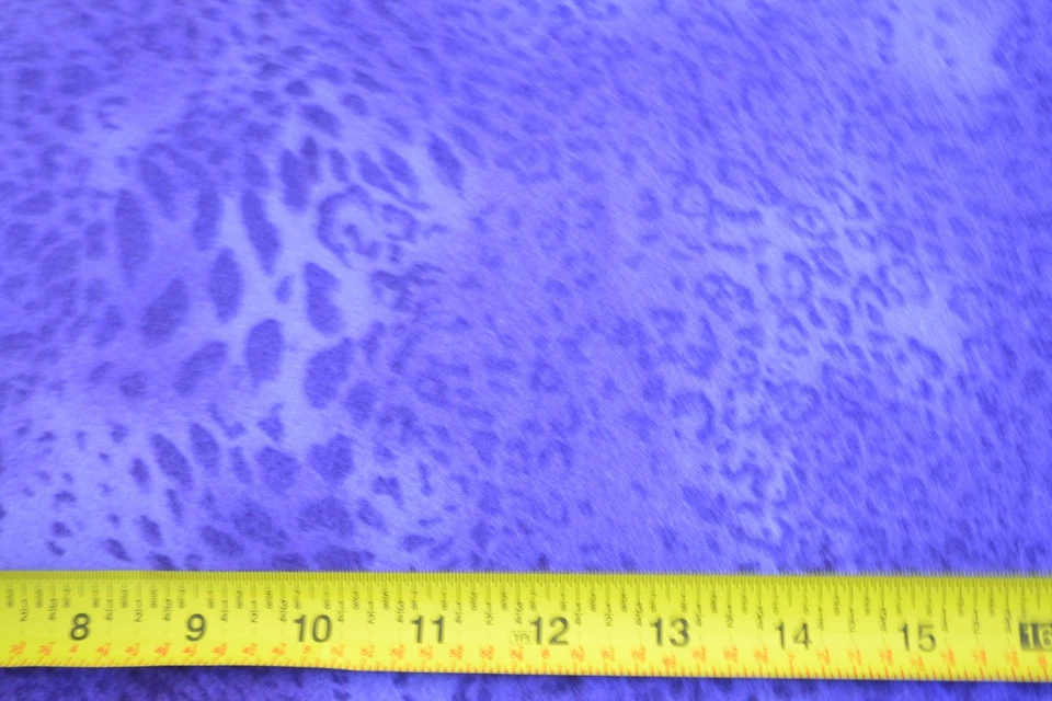 34" Long, Purple on Purple Better Cotton Flannel, Jo-Ann, A609 - Image 2 of 4