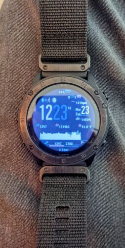 Garmin Tactix Delta Solar Tactical GPS Watch with Nylon Band