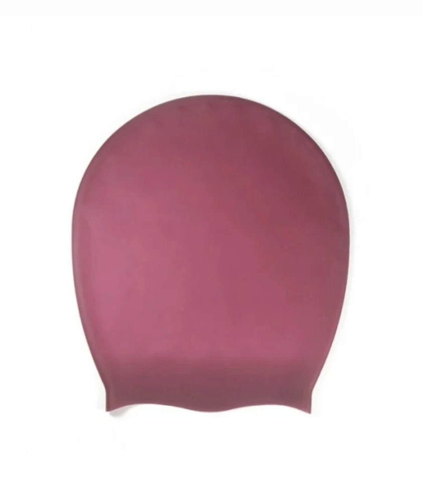 Gorros de natación de silicona extra grandes de 10 piezas para trenzas, locs, tejidos, pelo largo Foto 2 de 2