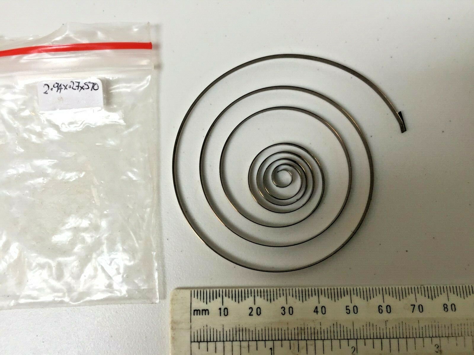 Verge/Fusee Pocket Watch Mainspring Vintage British Made Reconditioned