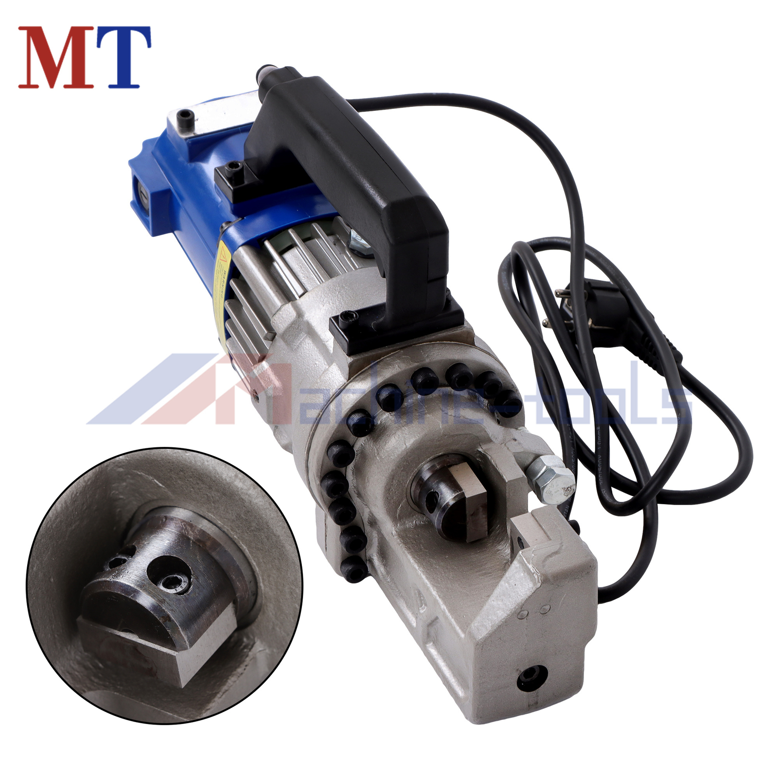 Heavy-Duty Rebar Cutter RC-22 1350W Motor 7/8'' Max Cut Metal Storage Box