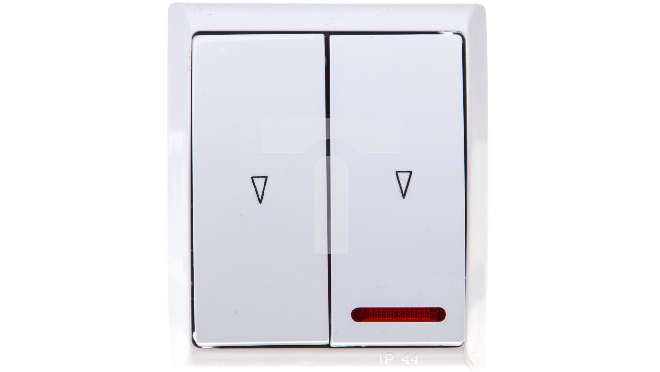 FALA Hermetic blind switch IP44 with backlight white ŁNH-7HS/00 /T2UK