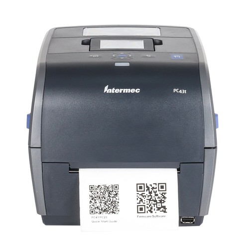 Intermec PC43t 300DPI Thermal Transfer Barcode Label Printer with Power Supply - Picture 3 of 9