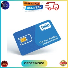 Tello Mobile - Bring Your Own Phone - 3 in 1 GSM SIM Card Kit *NEW*