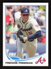 2013 Topps #105a Freddie Freeman Atlanta Braves