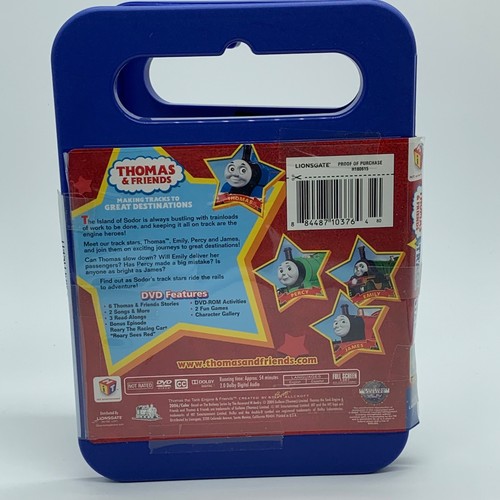 Thomas & seine Freunde - Track Stars (DVD, 2009, SELTENER Kinderkoffer mit blauem Griff) GETESTET. - Bild 2 von 4