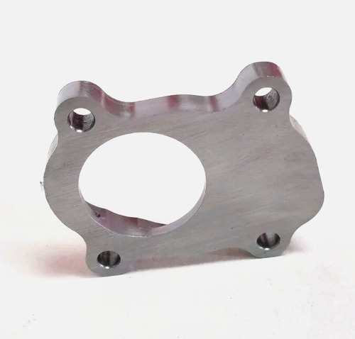 GT1548 Turbo Flange 2.0" Downpipe Garrett Internal Wastegate 1/2" CNC T25 USA - Picture 1 of 3