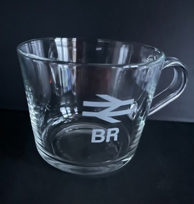  Geschenk British Rail Tee/Kaffeetasse sandgestrahlt geätzt