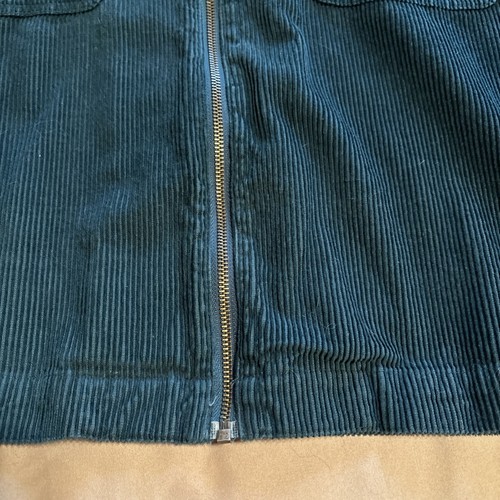 Westport Ltd Corduroy Coat Jacket Dark Green Size M Mens Zippered EUC - Picture 6 of 9