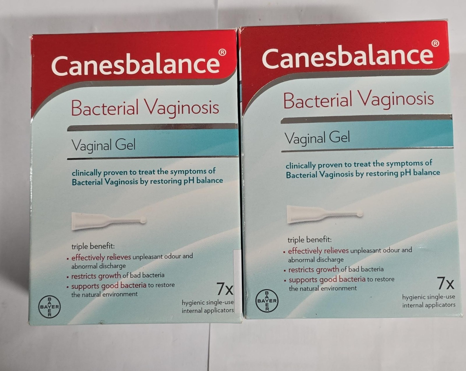 x2 Canesbalance Bacterial Vaginosis Vaginal Gel From Canesten Exp Date:06/26