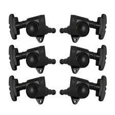 Genuine Grover 109BC Super Rotomatic Imperial 3x3 tuners, Black Chrome
