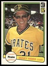 1982 Donruss #651 Harvey Haddix Pittsburgh Pirates